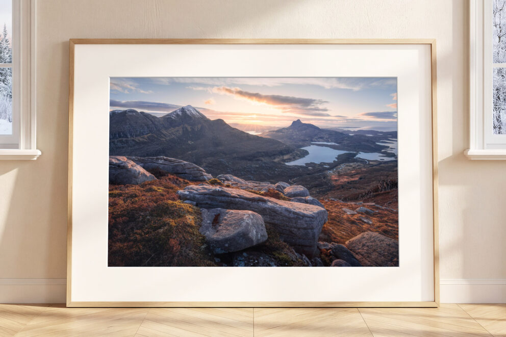 Stac Pollaidh  Coigach from An Laogh Fine Art Print