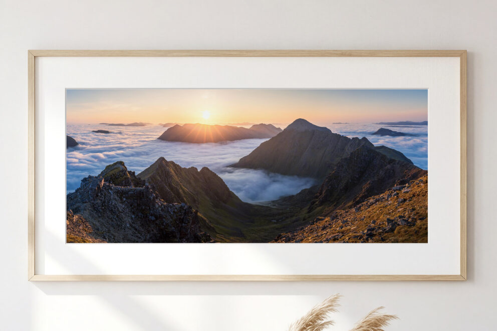 Liathach Torridon Cloud Inversion Panoramic Fine Art Print