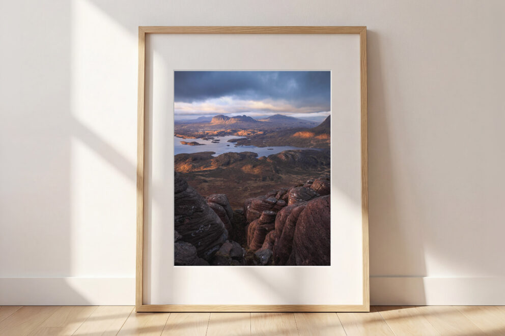 Suilven  Canisp from Stac Pollaidh Print