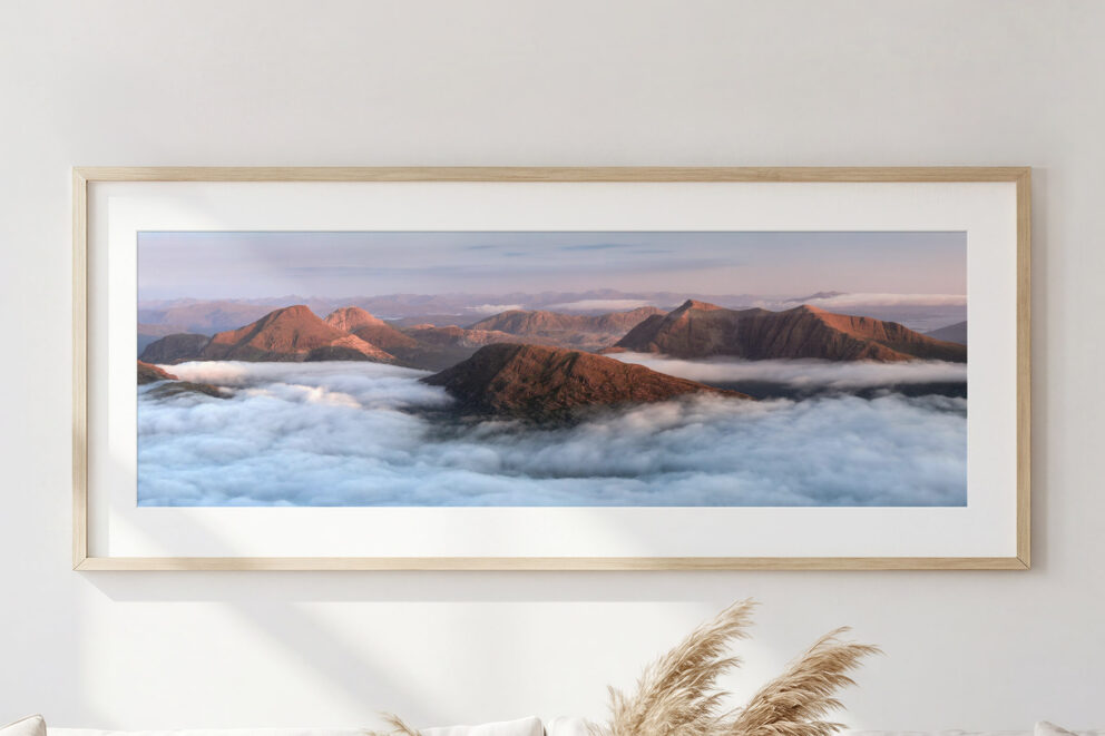 Torridon Cloud Inversion from Liathach Fine Art Print